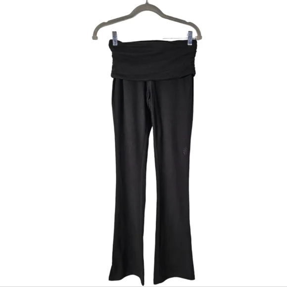 NWTFREE PEOPLE Movement Aced Pants Ruched Waist Yoga Pants Black Size XS - Picture 8 of 13